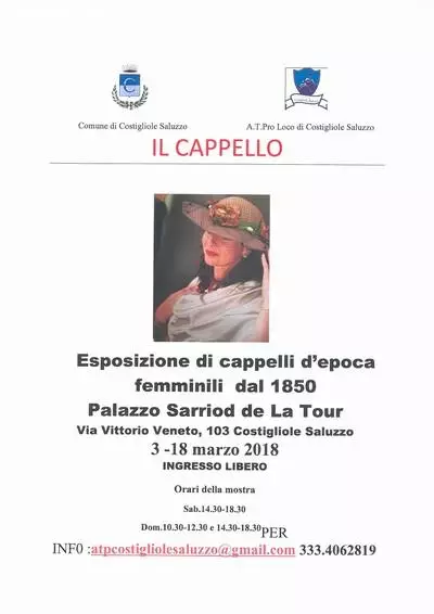 ESPOSIZIONE DI CAPPELLI D'EPOCA FEMMINILI 